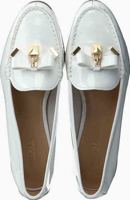 wit lak michael kors loafers omoda|Witte MICHAEL KORS Loafers ALICE LOAFER .